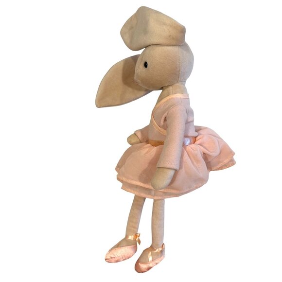 Jellycat Lila Ballerina Bunny Plush Doll In Pink Dress With Satin Ballet Shoes - Picture 7 of 11